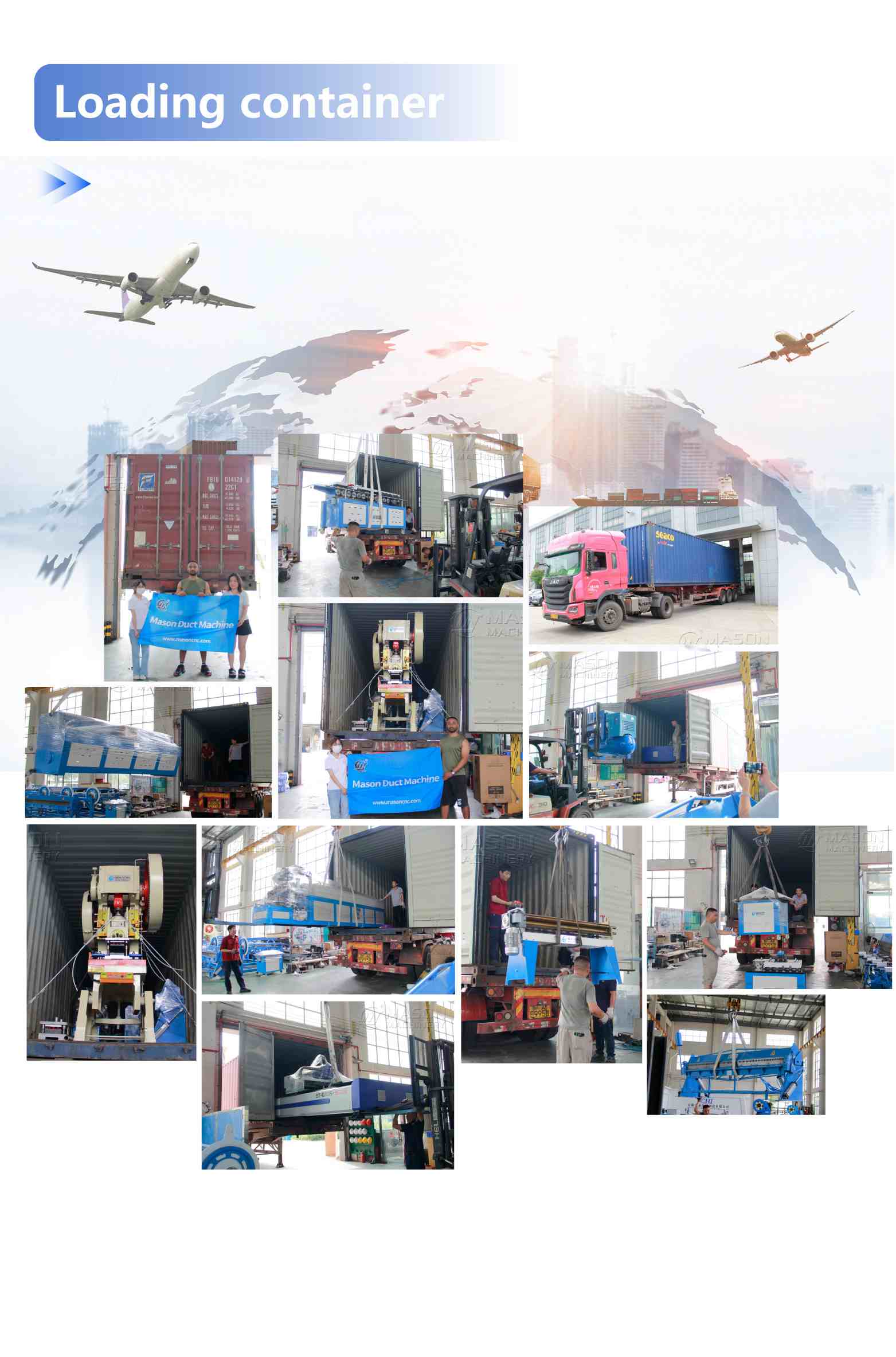 Twelve core equipment units were delivered without any defects. The Ethiopian client highly praised Mason Company for its